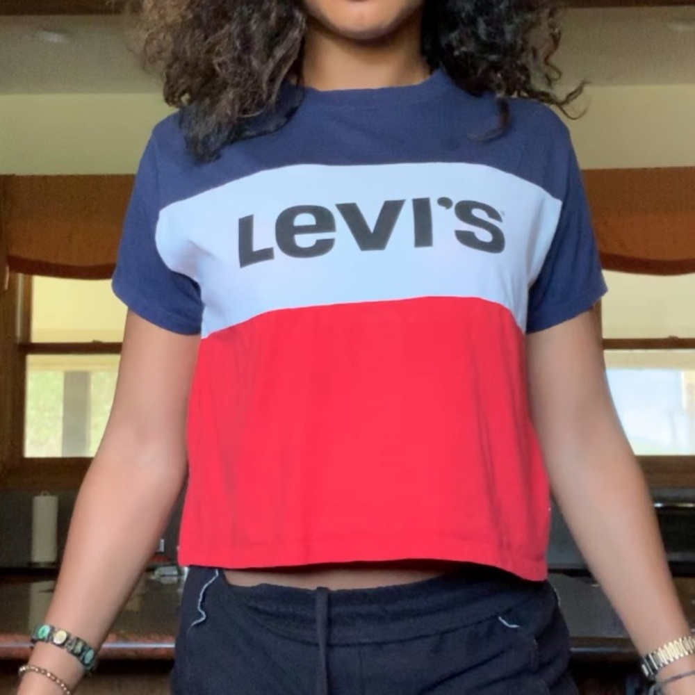 Levi’s striped shirt